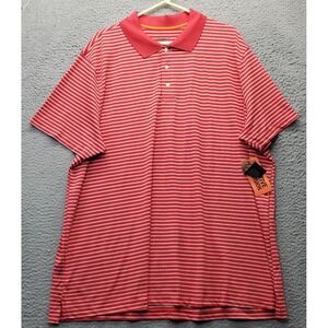 The Foundry Supply Co. Polo Shirt Men 3XL Multi Striped Active Division Collared